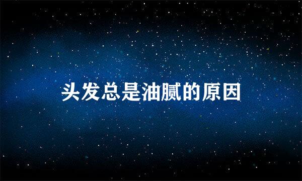 头发总是油腻的原因