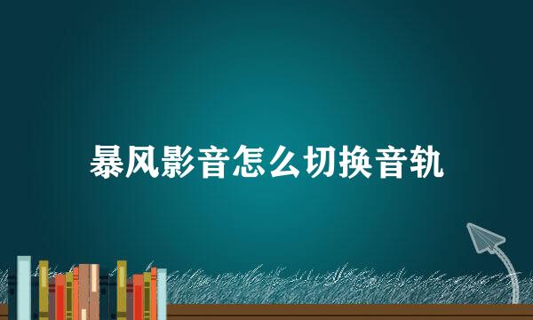 暴风影音怎么切换音轨