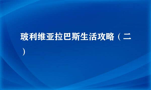 玻利维亚拉巴斯生活攻略（二）