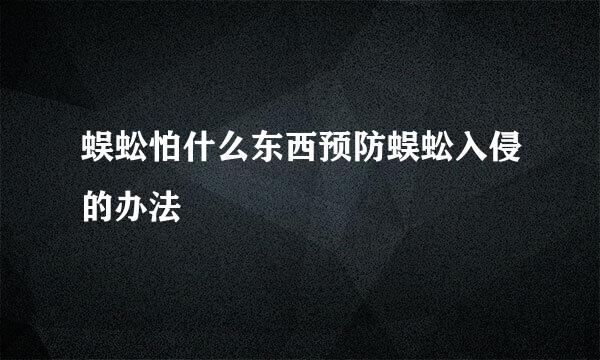 蜈蚣怕什么东西预防蜈蚣入侵的办法