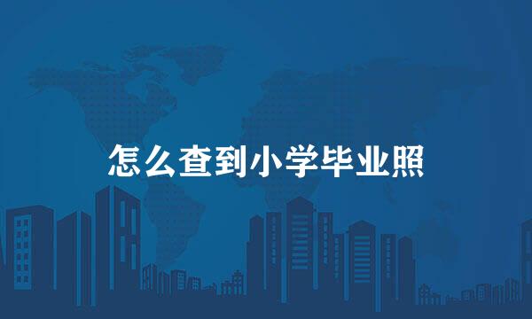 怎么查到小学毕业照