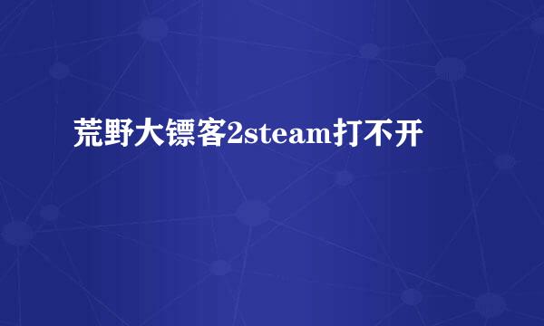 荒野大镖客2steam打不开