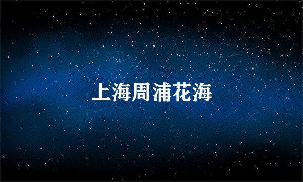 上海周浦花海