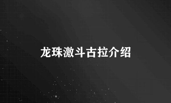 龙珠激斗古拉介绍