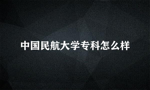 中国民航大学专科怎么样