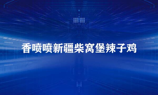 香喷喷新疆柴窝堡辣子鸡