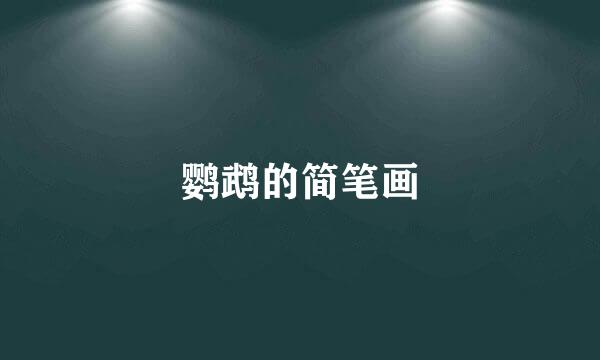 鹦鹉的简笔画