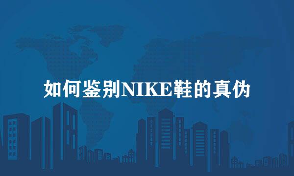 如何鉴别NIKE鞋的真伪
