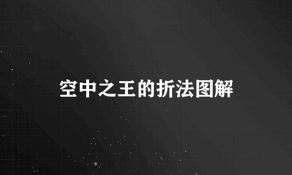 空中之王的折法图解