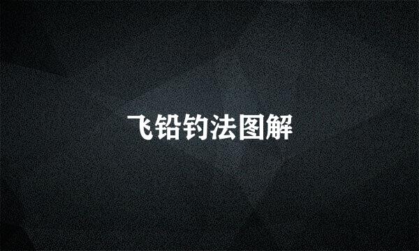 飞铅钓法图解