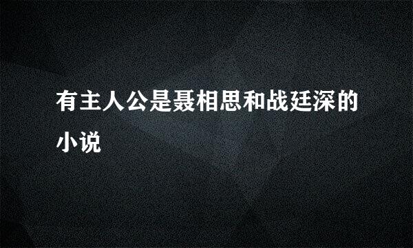 有主人公是聂相思和战廷深的小说