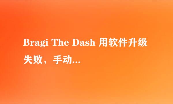 Bragi The Dash 用软件升级失败,手动升级吧!