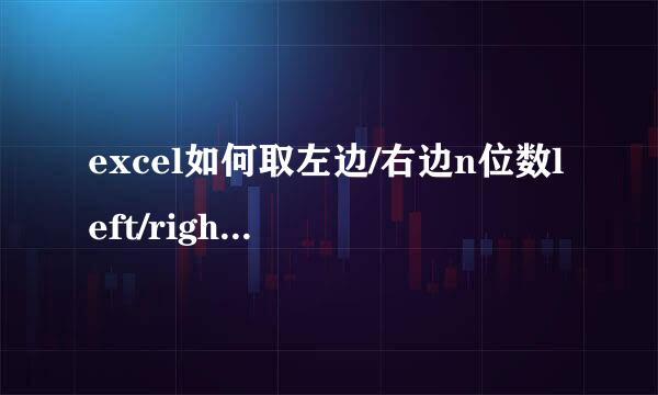 excel如何取左边/右边n位数left/right/mid函数