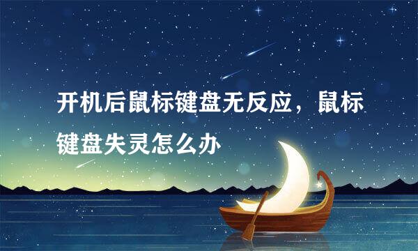 开机后鼠标键盘无反应,鼠标键盘失灵怎么办