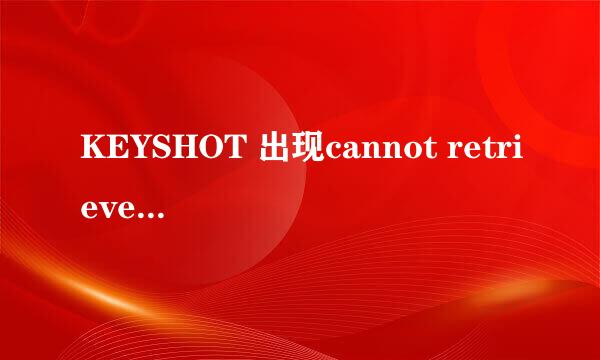 KEYSHOT 出现cannot retrieve MAC addre