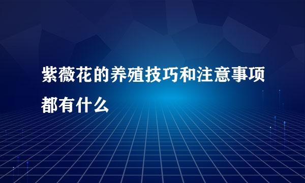 紫薇花的养殖技巧和注意事项都有什么