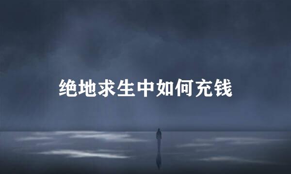 绝地求生中如何充钱