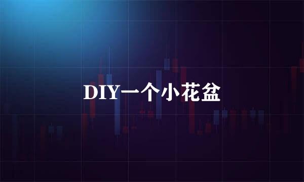 DIY一个小花盆
