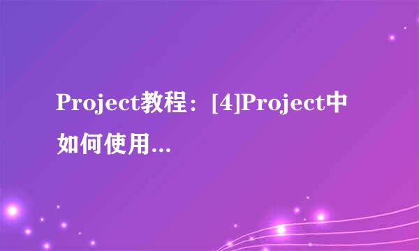 Project教程：[4]Project中如何使用报表功能